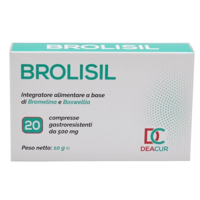 Bromelina + Incienso (Boswellia) – 20 comprimidos | Brolisil