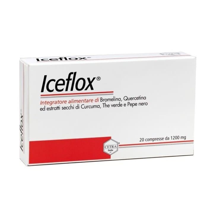 Bromelina 350 mg + Cúrcuma – 20 comprimidos | ICEFLOX PLUS
