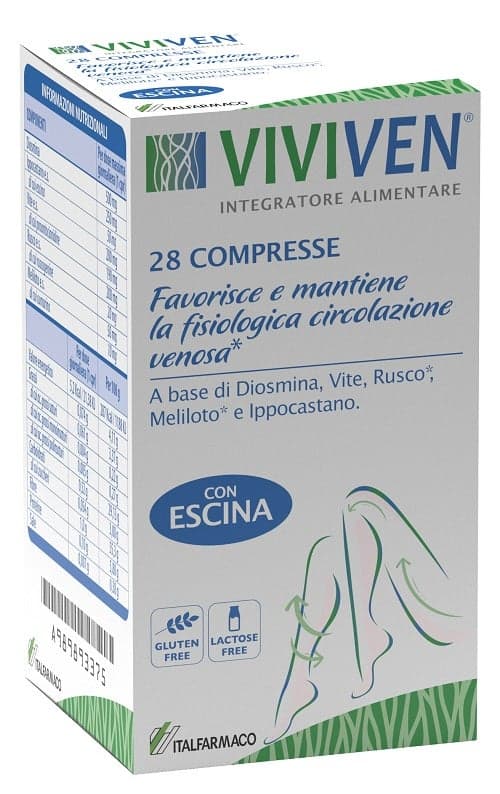 Diosmina 500 mg + Castaño de Indias – 28 comprimidos | Viviven