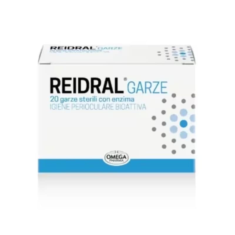 Reidral Compresas estériles con enzima – Apósitos para la limpieza de heridas