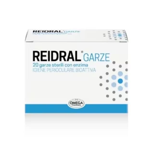 Reidral Compresas estériles con enzima – Apósitos para la limpieza de heridas