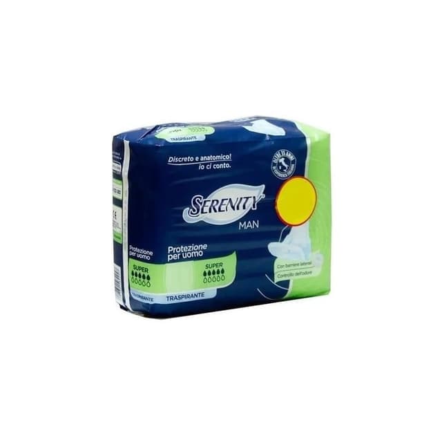 Serenity Light Men Super – 10 protectores de incontinencia para hombre