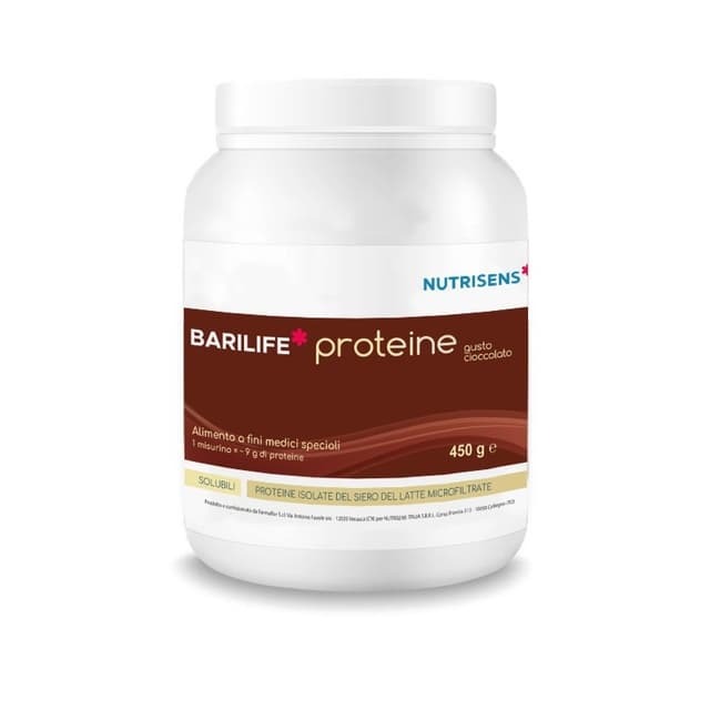 Barilife Proteína Chocolate – 450 g en polvo