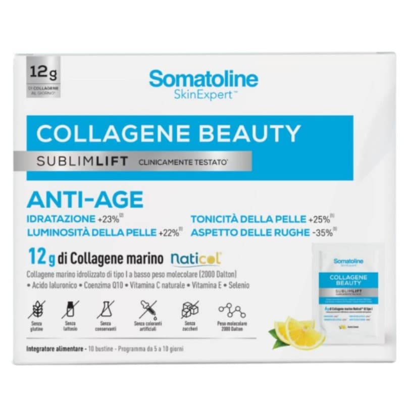 Somatoline Colágeno B Sublingual – 10 sobres de complemento alimenticio