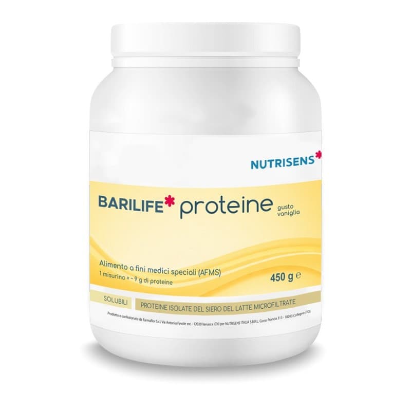 Barilife Proteína Vainilla – 450 g en polvo