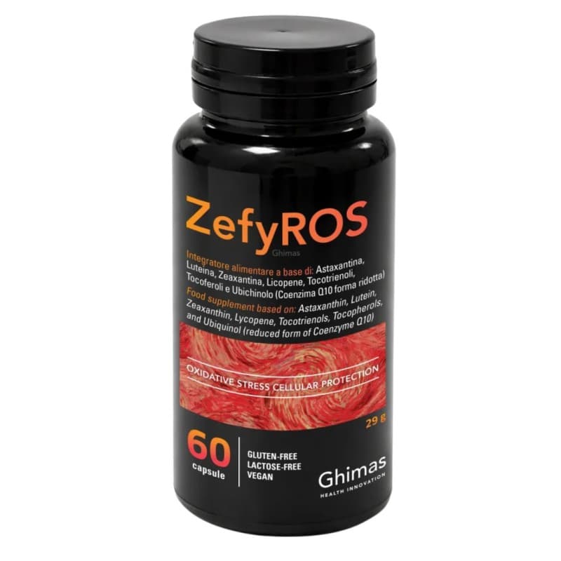 Astaxantina + Coenzima Q10 – 60 cápsulas Complemento alimenticio | Zefyros Ghimas