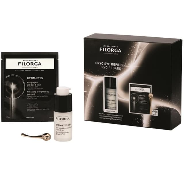 Filorga Set de Navidad 2026 Cryo Eye Roll-on – Estuche de cuidado de contorno de ojos