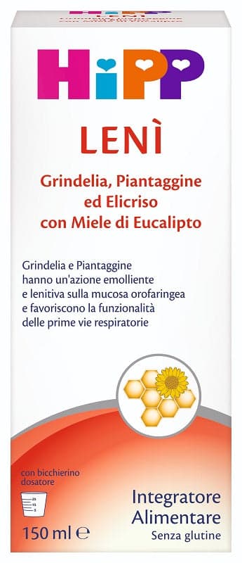 HiPP Leni – Jarabe con Grindelia, Llantén y Helicrisum, 150 ml