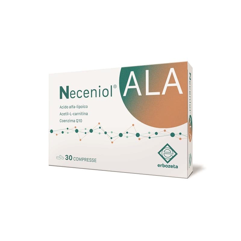 Neceniol ALA – L-Carnitina 1 g + Ácido alfa-lipoico – 30 comprimidos