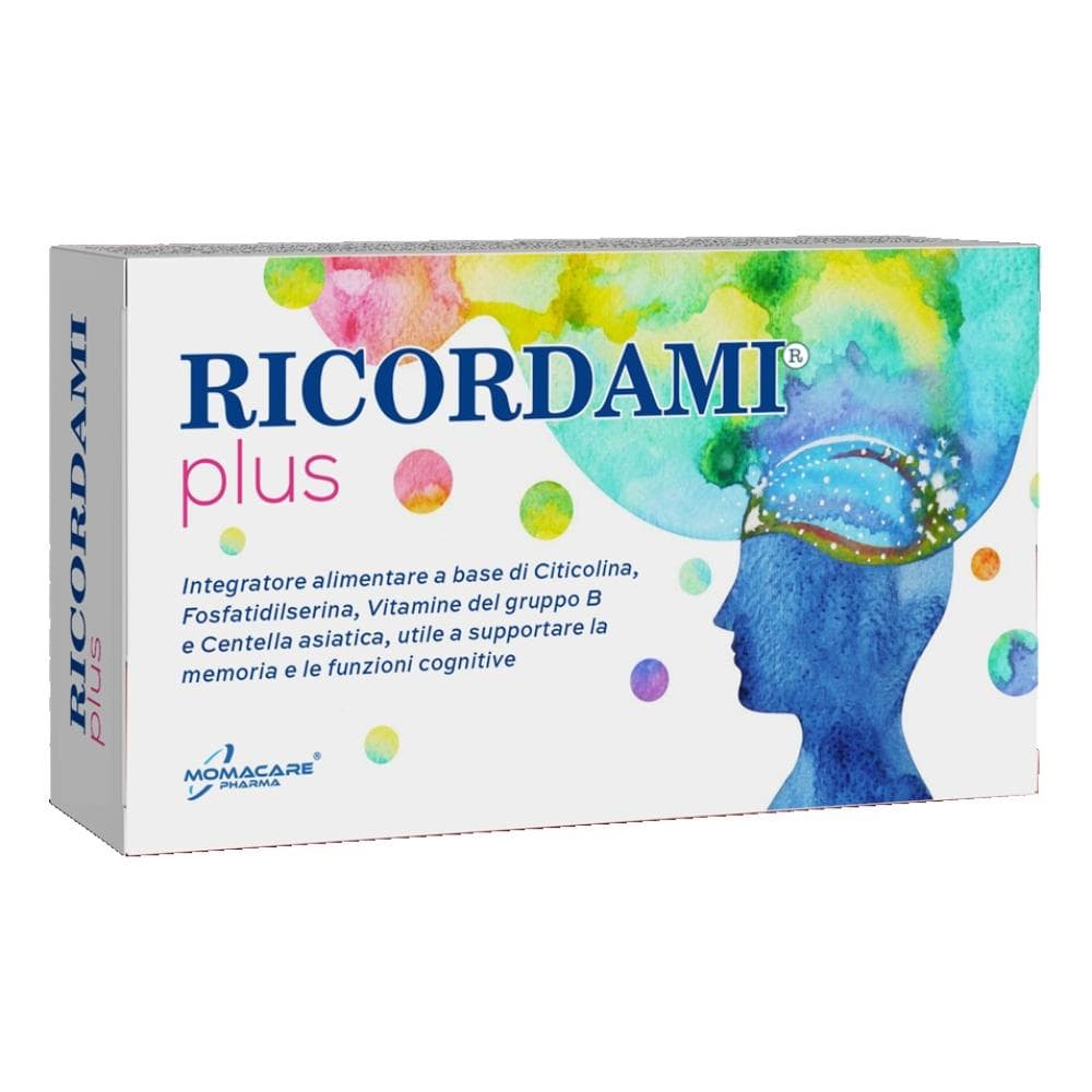 Ricordami Plus – 20 sobres de complemento alimenticio