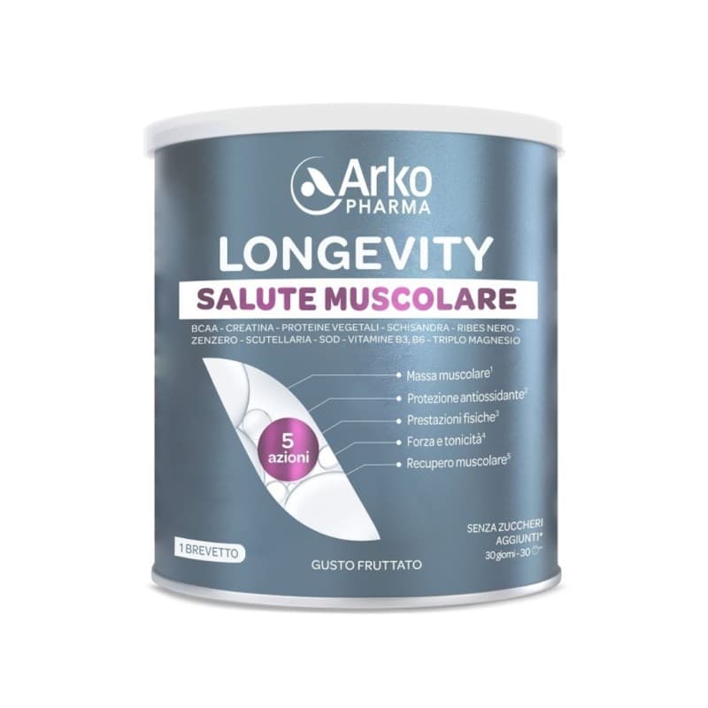 Longevity Salute Muscolare – Polvo 285 g para la musculatura
