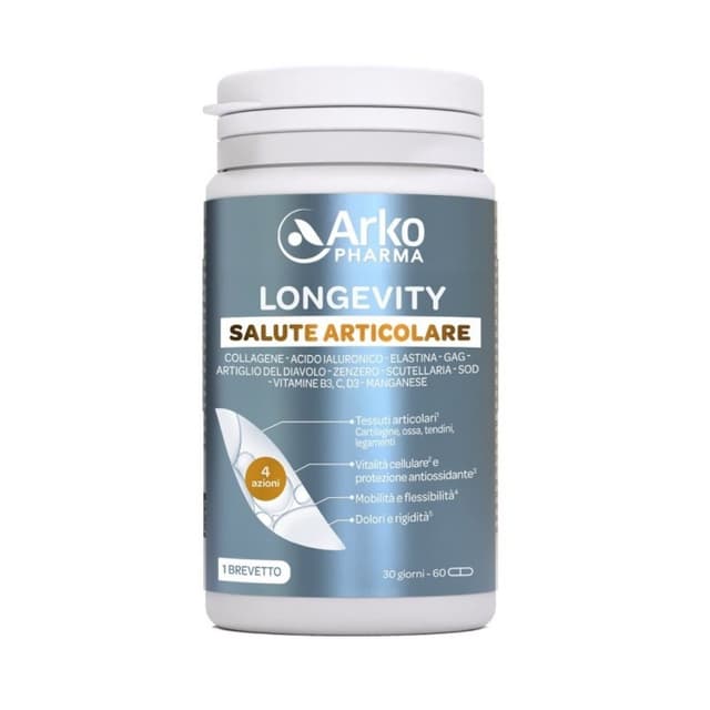Longevity Salute Articolare – 60 cápsulas para las articulaciones