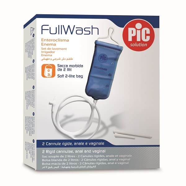Pic Solution Fullwash Enteroklysma – Kit de enema para lavado intestinal