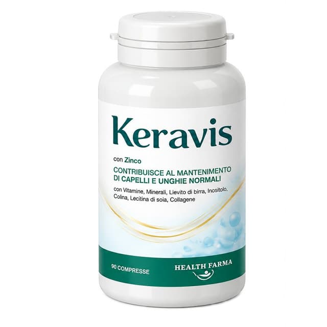 Keravis – 90 comprimidos para cabello y uñas, formato grande