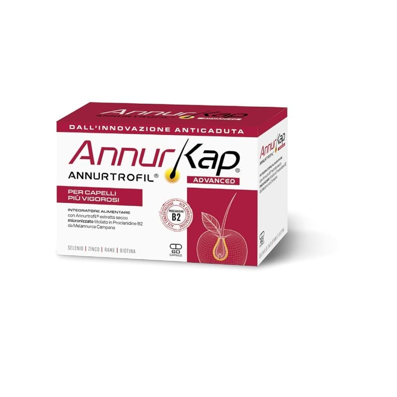 Annurkap Advanced – 60 cápsulas con extracto de manzana Annurca