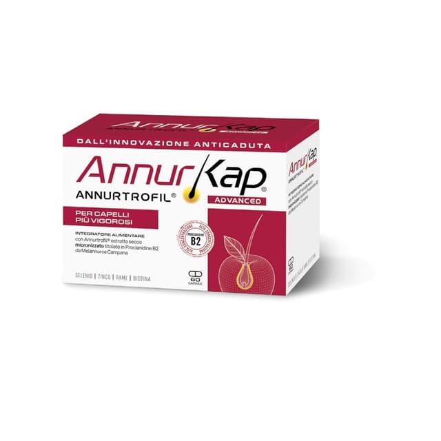 Annurkap Advanced – 60 cápsulas con extracto de manzana Annurca