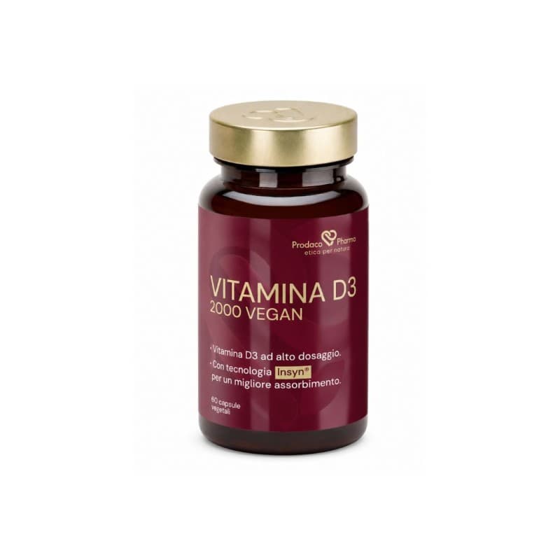 Prodeco Pharma InSyn Vitamina D3 2000 UI – 60 cápsulas