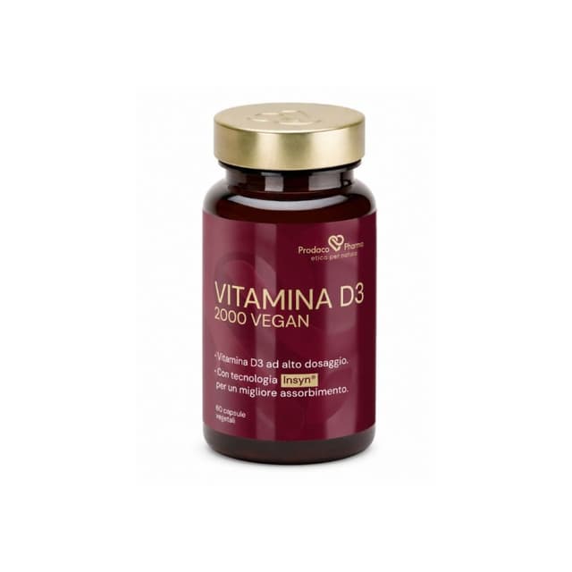 Prodeco Pharma InSyn Vitamina D3 2000 UI – 60 cápsulas