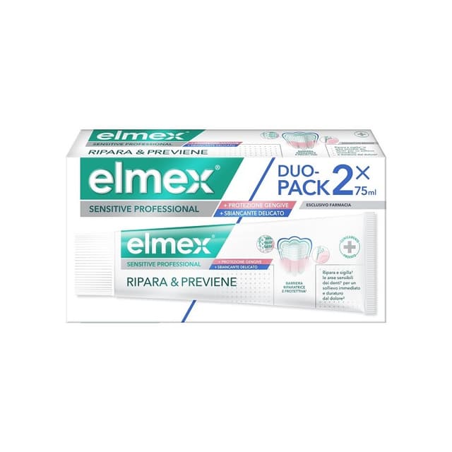 elmex Sensitive Professional Repair & Prevent Pasta dental – 2 x 75 ml