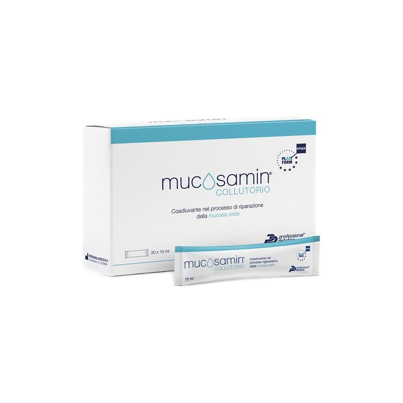 Mucosamin Enjuague Bucal – 20 sticks monodosis