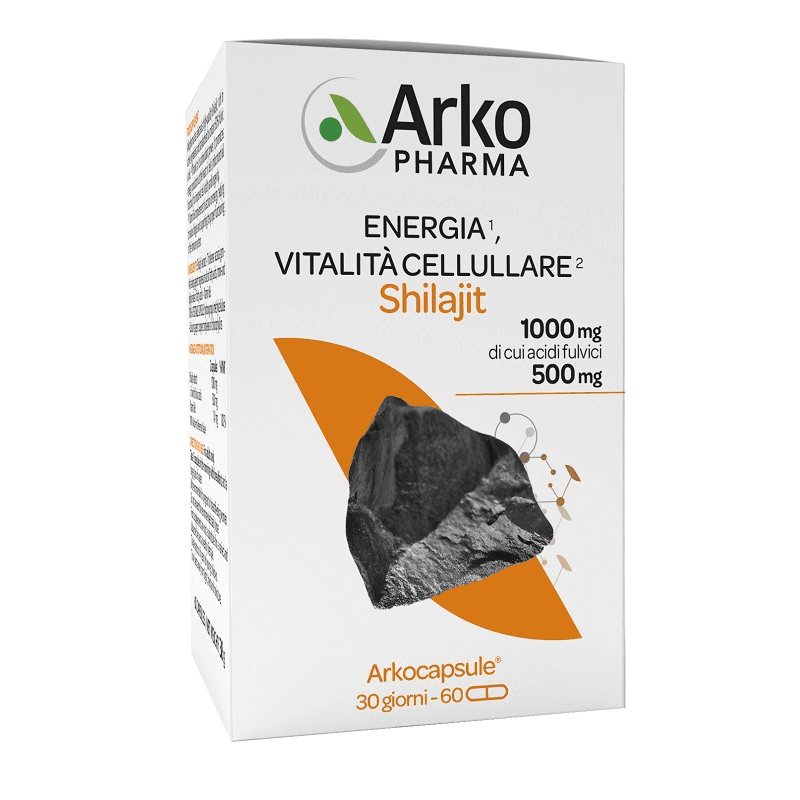 Arkocaps Shilajit Energía – 60 cápsulas con extracto de Mumijo