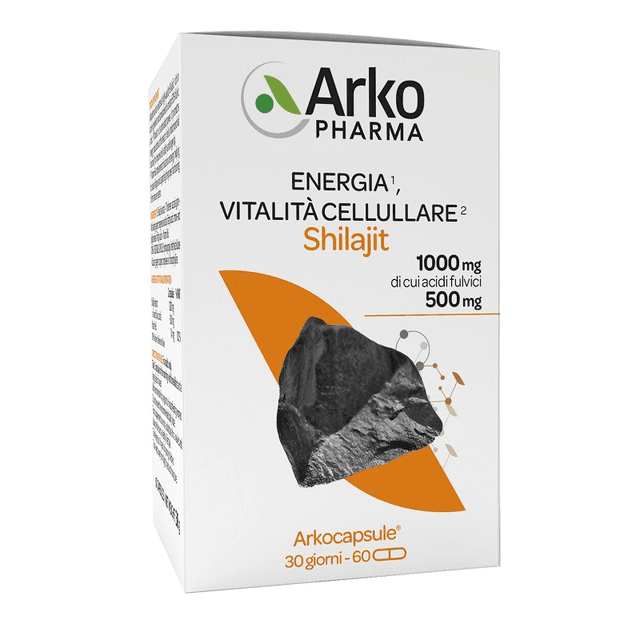 Arkocaps Shilajit Energía – 60 cápsulas con extracto de Mumijo