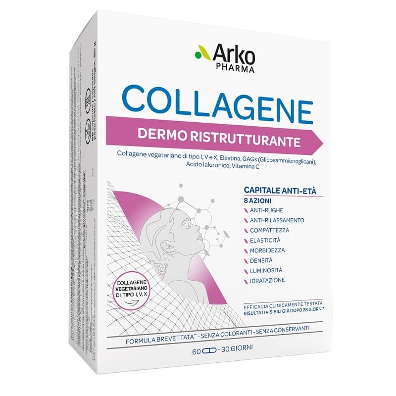 Collagene Dermo Ristrutturante – 60 cápsulas de colágeno