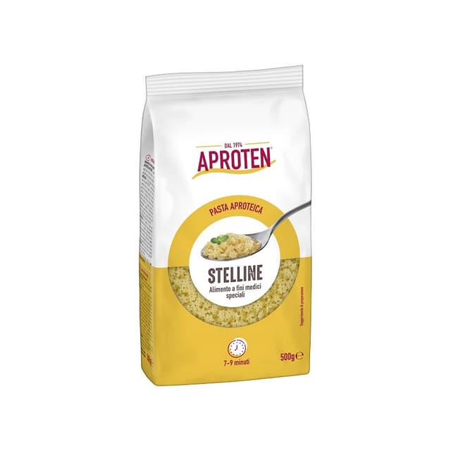 Aproten Pasta Stelline – pasta baja en proteínas, 500 g
