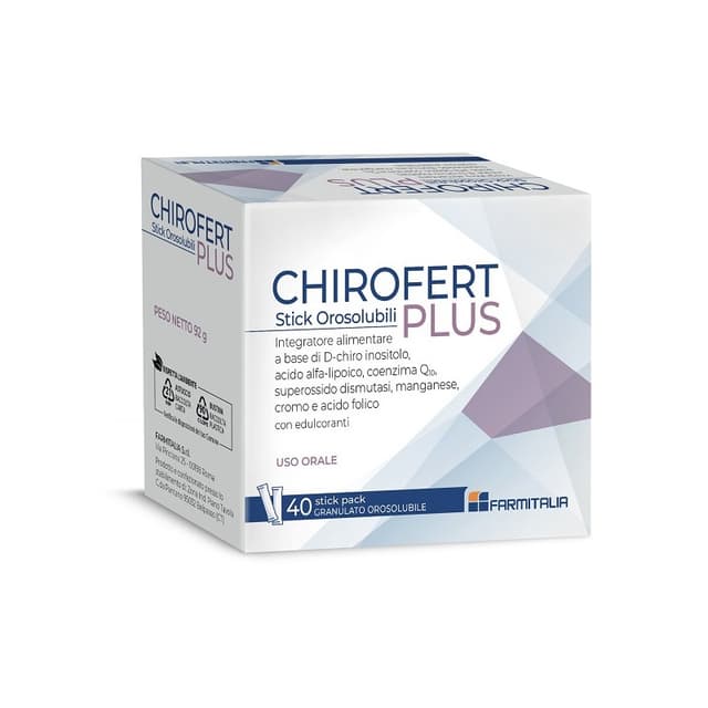 Chirofert Plus – 40 sticks para el hombre con deseo de paternidad