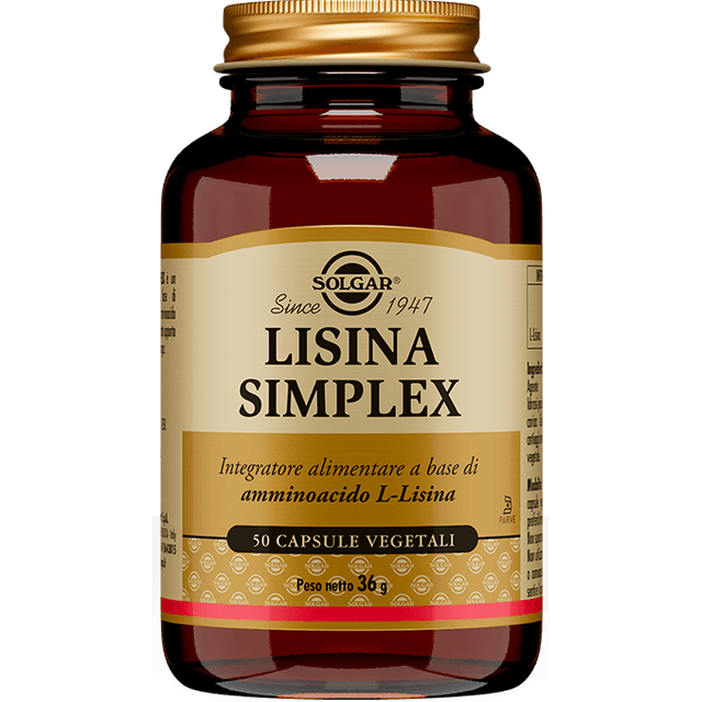 L-Lisina – 50 cápsulas vegetales | Solgar Lysine