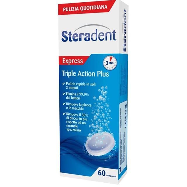 Steradent TA Plus – 60 comprimidos