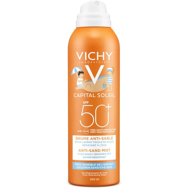 Vichy Ideal Soleil Anti-Arena Kids SPF 50 – Spray infantil