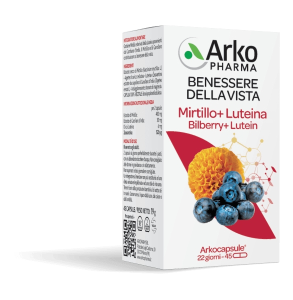 Arkocapsule Arándano Azul + Luteína – 45 cápsulas