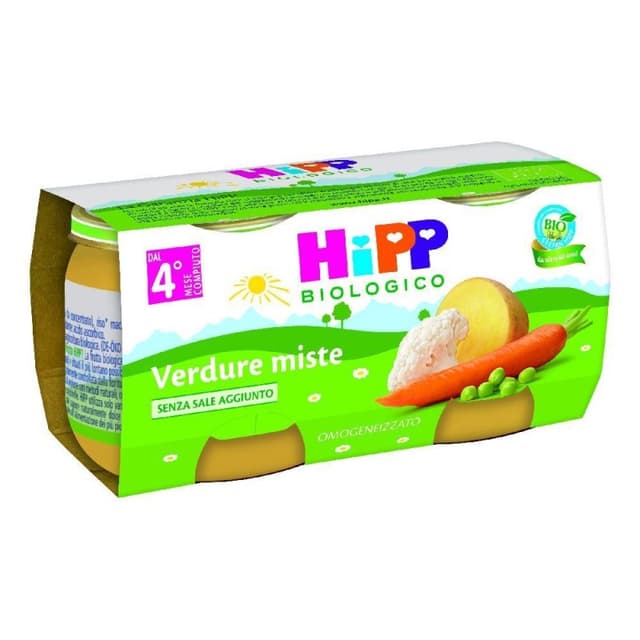HiPP Puré de Verduras Mixtas – 2×80 g