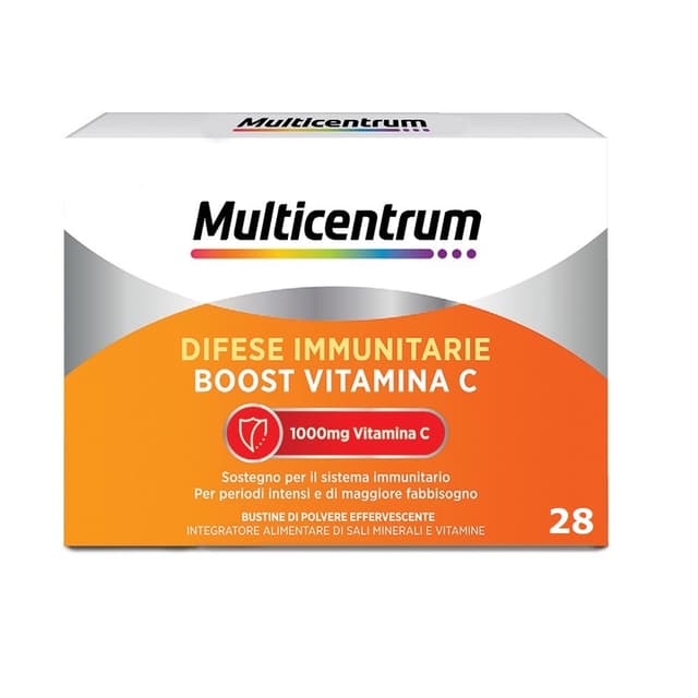 Vitamina C + Vitamina D – 28 sobres Defensas | Multicentrum Difese Immunitarie