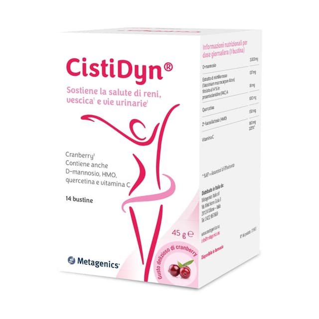 Cistidyn ITA – D-Manosa + Arándano Rojo – 14 sobres