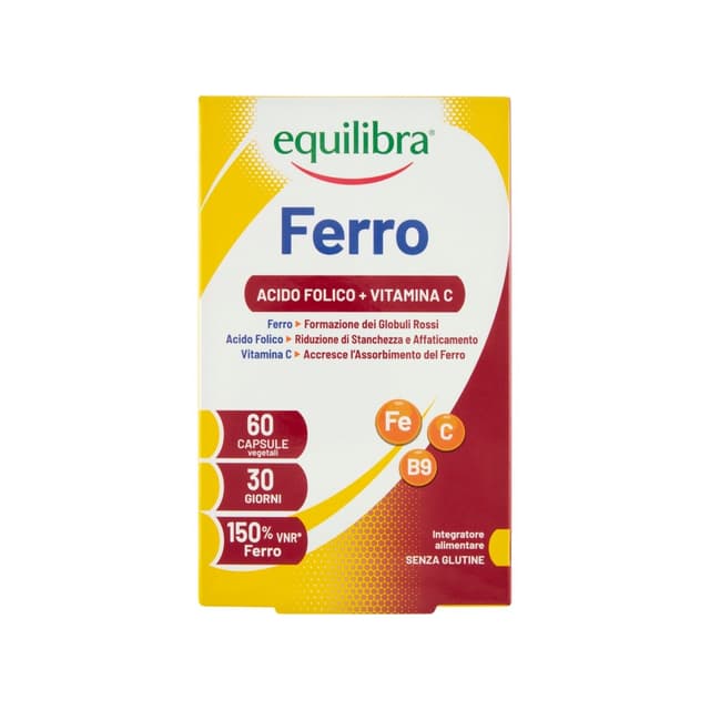 Ferro Plus Vitamin C – 60 perlas de hierro | Equilibra
