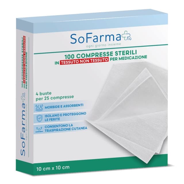 Compresas de Gasa TNT – 10×10 cm, 100 unidades