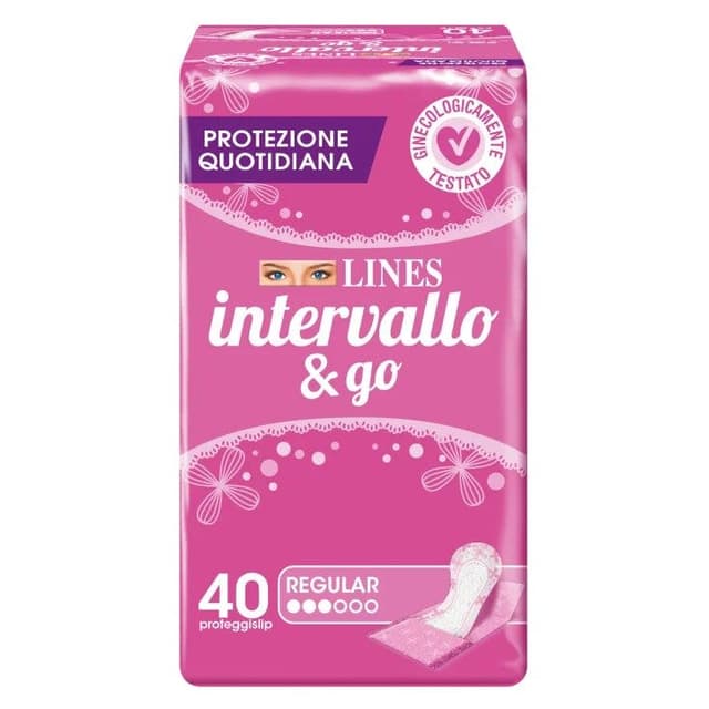 LINES Intervallo Plegado – 40 compresas
