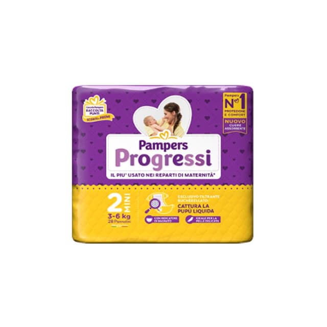 Pampers Progressi Mini – 28 pañales