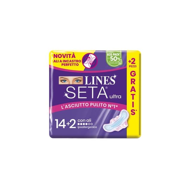 Lines Seta Ultra Slip – 16 unidades