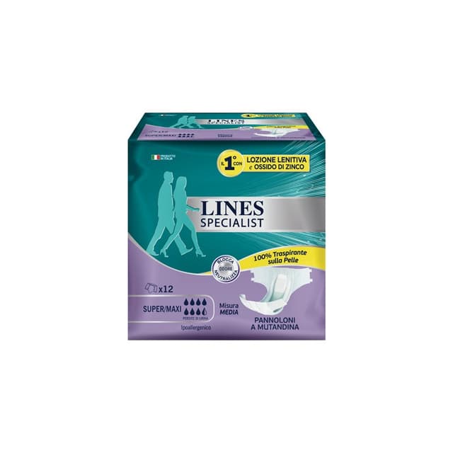 Lines Spec Pant Mutanda Maxi – 12 unidades