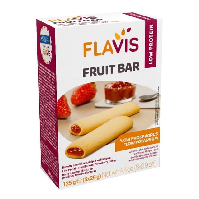 Flavis Fruit Bar – 125 g Barrita de frutas sin gluten