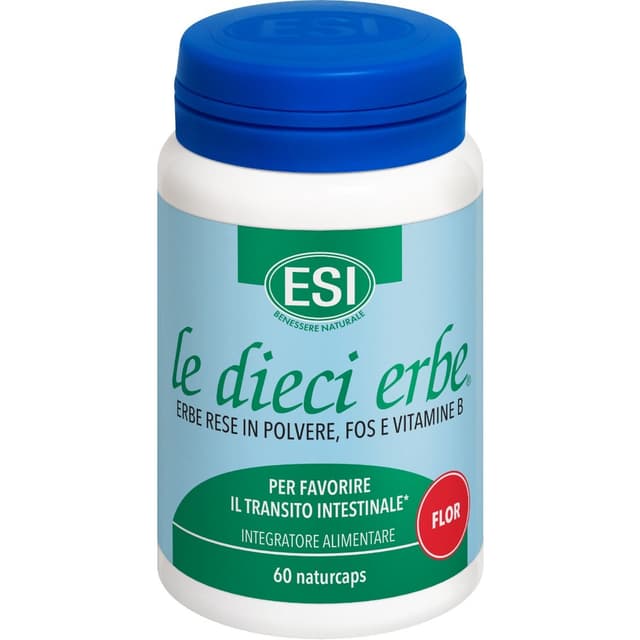 Le Dieci Erbe Flor ESI – 60 cápsulas