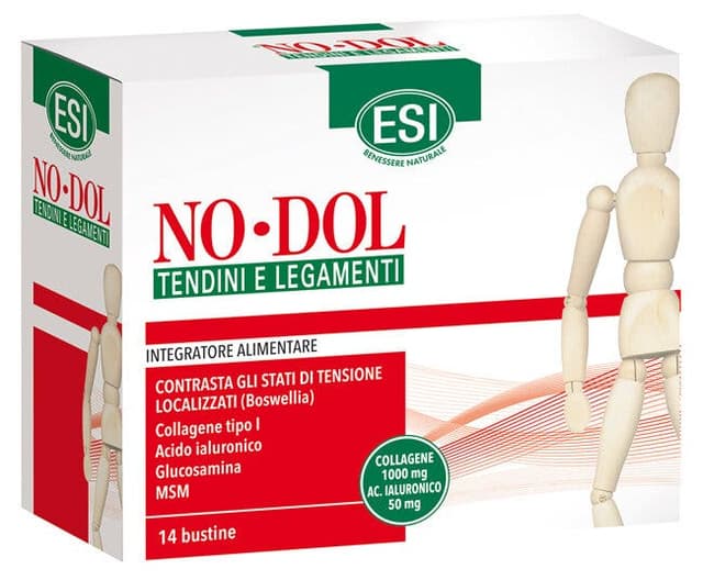 Vitamina C 250 mg + Colágeno – 14 sobres | ESI NO DOL Tendones/Ligamentos