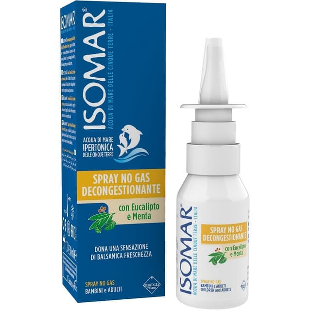 ISOMAR Spray Descongestionante – 30 ml, sin gas