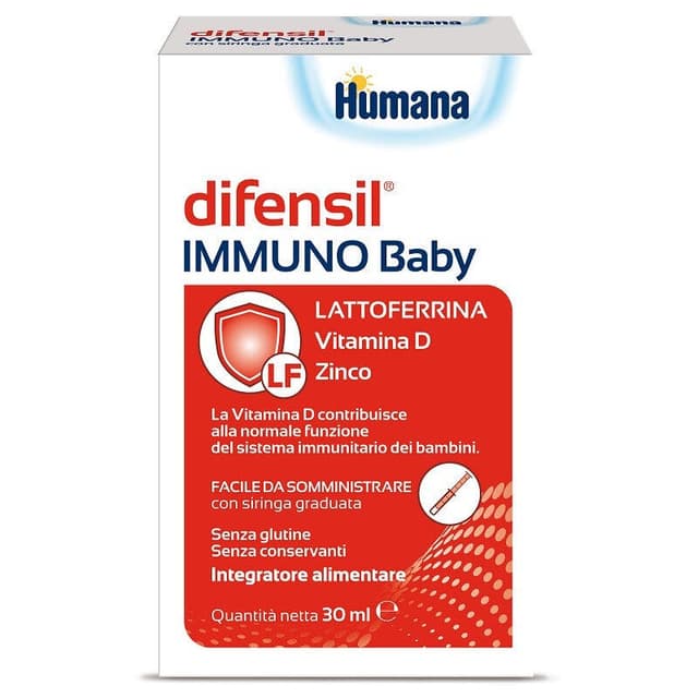 Difensil Immuno Baby – Lactoferrina + Zinc – 30 ml