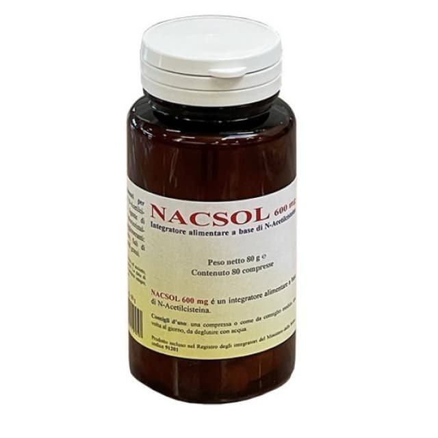 N-Acetilcisteína – 80 comprimidos | NACSOL