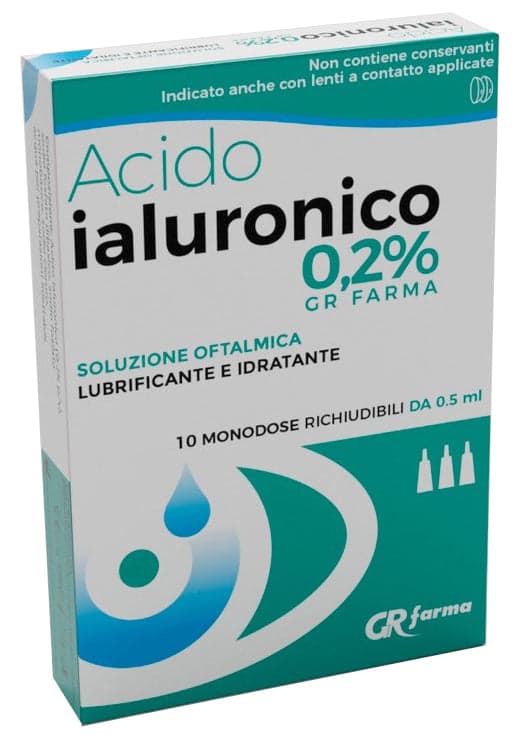 Ácido Hialurónico 0,2% Gotas oculares | GR Farma