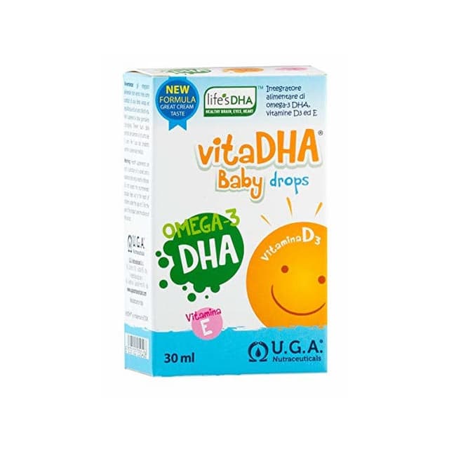 Omega-3 DHA + Vitamina D3 – 30 ml gotas | Vitadha Baby Drops